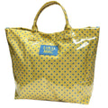 Lulu Mac Tote Bag Yellow and Blue Polka Dots