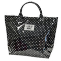 Lulu Mac Tote Bag Black and White Polka Dot
